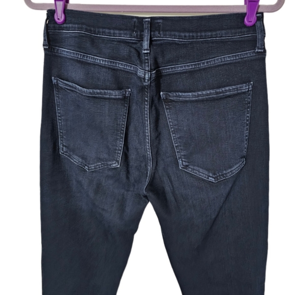 AGOLDE Sophie High Rise Dark Wash Skinny Jeans - Picture 4 of 11